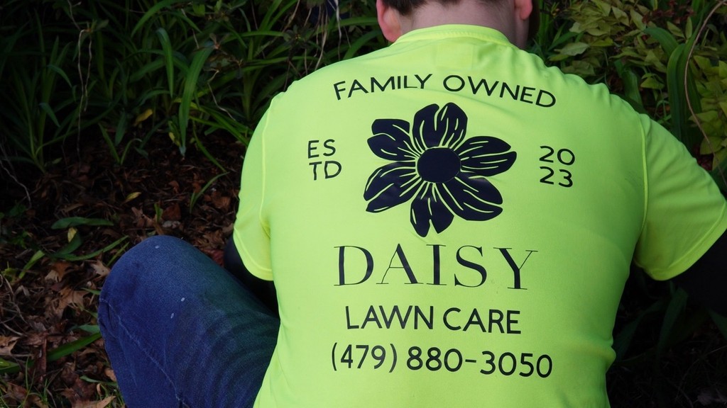 Completed lawn care job